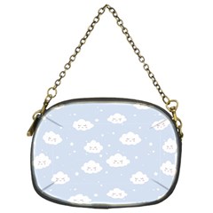 Kawaii Cloud Pattern Chain Purse (one Side) by Valentinaart