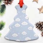 Kawaii cloud pattern Ornament (Christmas Tree)  Front