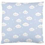 Kawaii cloud pattern Large Cushion Case (Two Sides) Front