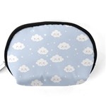 Kawaii cloud pattern Accessory Pouch (Medium) Back