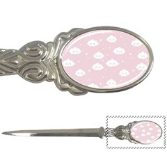 Kawaii Cloud Pattern Letter Opener by Valentinaart