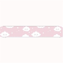 Kawaii Cloud Pattern Small Bar Mats by Valentinaart