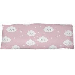 Kawaii Cloud Pattern Body Pillow Case (dakimakura) by Valentinaart