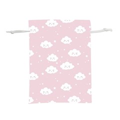 Kawaii Cloud Pattern Lightweight Drawstring Pouch (s) by Valentinaart