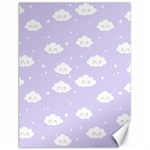 Kawaii cloud pattern Canvas 12  x 16  11.86 x15.41  Canvas - 1