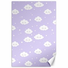 Kawaii Cloud Pattern Canvas 20  X 30  by Valentinaart