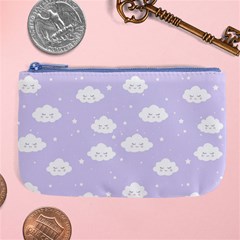 Kawaii Cloud Pattern Large Coin Purse