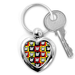 Sign Of The Horns 3c Key Chain (heart) by ArtworkByPatrick