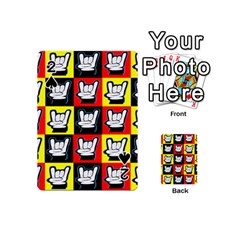 Sign Of The Horns 3c Playing Cards 54 Designs (mini) by ArtworkByPatrick