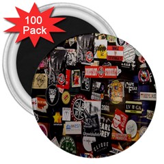 Stickers 3  Magnets (100 Pack) by ArtworkByPatrick