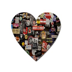 Stickers Heart Magnet by ArtworkByPatrick