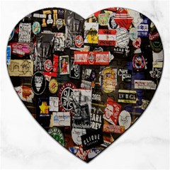 Stickers Jigsaw Puzzle (heart) by ArtworkByPatrick