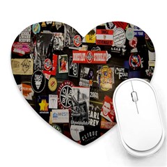 Stickers Heart Mousepads by ArtworkByPatrick