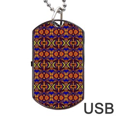 Abstract 33 Dog Tag Usb Flash (one Side) by ArtworkByPatrick