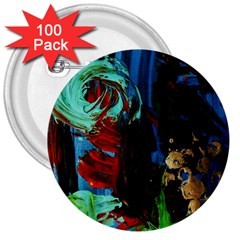 Night 1 2 3  Buttons (100 Pack)  by bestdesignintheworld