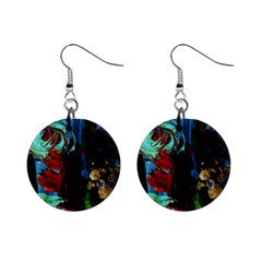 Night 1 2 Mini Button Earrings by bestdesignintheworld