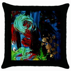 Night 1 2 Throw Pillow Case (black) by bestdesignintheworld