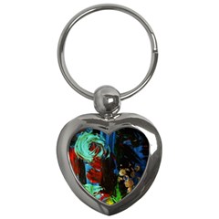 Night 1 2 Key Chain (heart) by bestdesignintheworld