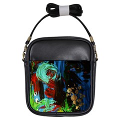 Night 1 2 Girls Sling Bag by bestdesignintheworld