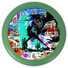 Gates 1 1 Color Wall Clock by bestdesignintheworld