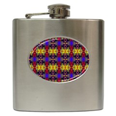 Abstract 34 Hip Flask (6 Oz) by ArtworkByPatrick