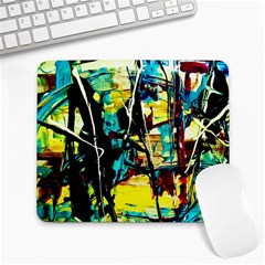 Dance Of Oil Towers 1 1 Large Mousepads by bestdesignintheworld