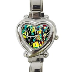 Dance Of Oil Towers 1 1 Heart Italian Charm Watch