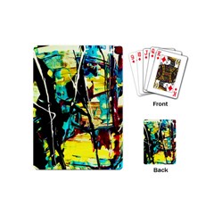 Dance Of Oil Towers 1 1 Playing Cards Single Design (Mini)