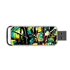 Dance Of Oil Towers 1 1 Portable Usb Flash (two Sides) by bestdesignintheworld