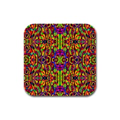 Abstract 35 Rubber Square Coaster (4 Pack)  by ArtworkByPatrick