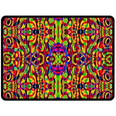 Abstract 35 Double Sided Fleece Blanket (large)  by ArtworkByPatrick