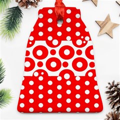 Polka Dots Two Times 10 Ornament (bell) by impacteesstreetwearten