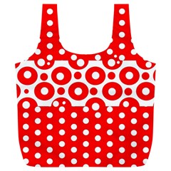 Polka Dots Two Times 10 Full Print Recycle Bag (xl) by impacteesstreetwearten