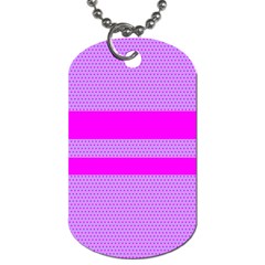 Polka Dots Two Times 12 Dog Tag (one Side) by impacteesstreetwearten