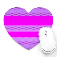 Polka Dots Two Times 12 Heart Mousepads by impacteesstreetwearten