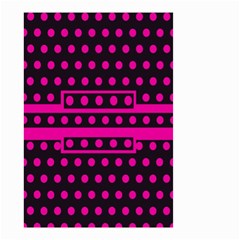 Polka Dots Two Times 8 Black Small Garden Flag (two Sides) by impacteesstreetwearten