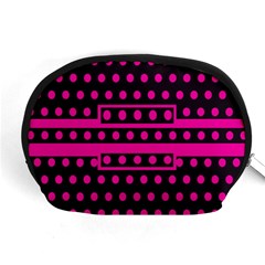 Polka Dots Two Times 8 Black Accessory Pouch (medium) by impacteesstreetwearten