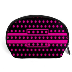 Polka Dots Two Times 8 Black Accessory Pouch (large) by impacteesstreetwearten