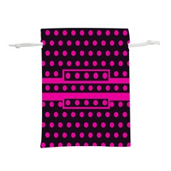 Polka Dots Two Times 8 Black Lightweight Drawstring Pouch (m) by impacteesstreetwearten