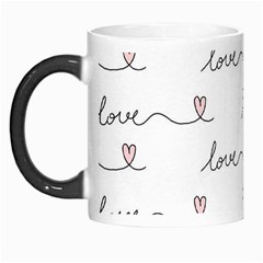 Pattern With Love Words Morph Mugs by Vaneshart