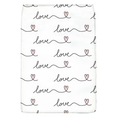 Pattern With Love Words Removable Flap Cover (l) by Vaneshart