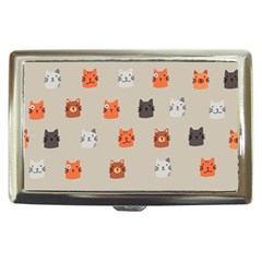 Cat Faces Pattern Cigarette Money Case