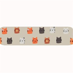 Cat Faces Pattern Large Bar Mats by Vaneshart