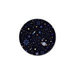 Starry Night  Space Constellations  Stars  Galaxy  Universe Graphic  Illustration Golf Ball Marker (4 pack) Front