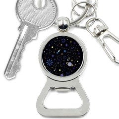 Starry Night  Space Constellations  Stars  Galaxy  Universe Graphic  Illustration Bottle Opener Key Chain by Vaneshart