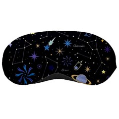 Starry Night  Space Constellations  Stars  Galaxy  Universe Graphic  Illustration Sleeping Mask by Vaneshart