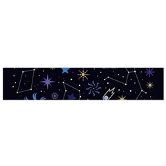 Starry Night  Space Constellations  Stars  Galaxy  Universe Graphic  Illustration Small Flano Scarf by Vaneshart