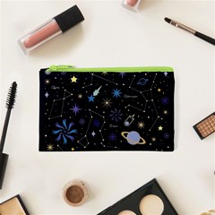 Starry Night  Space Constellations  Stars  Galaxy  Universe Graphic  Illustration Cosmetic Bag (xs) by Vaneshart