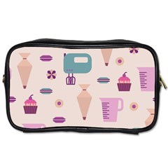 Seamless Bakery Vector Pattern Toiletries Bag (one Side) by Vaneshart