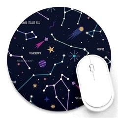 Space Wallpapers Round Mousepads by Vaneshart